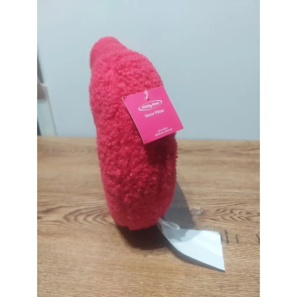 Red XO Plush Decrotive Holiday Throw Couch Pillow Valentine's Anniversary Etc